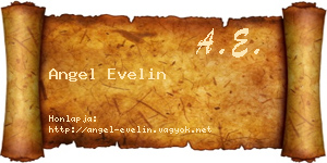 Angel Evelin névjegykártya